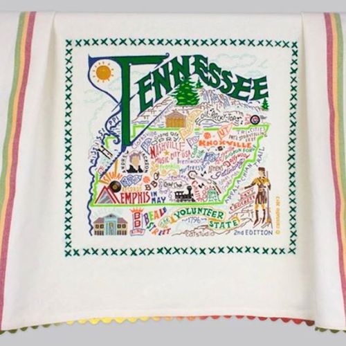 Tennessee dish towel -  - D. Luxe Home Nashville, TN